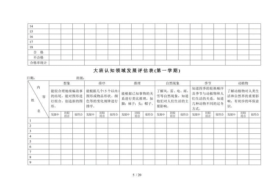 大班幼儿发展评估表内容_第5页