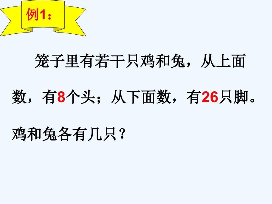 人教版六年级上册《鸡兔同笼》_第3页