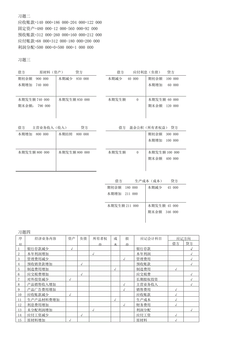 基础会计第二版参考答案201012_第3页