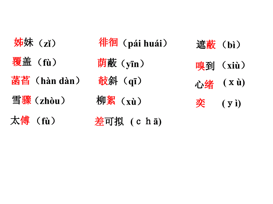 部编版七年级语文上册第2单元知识梳理ppt课件44页含答案_第3页