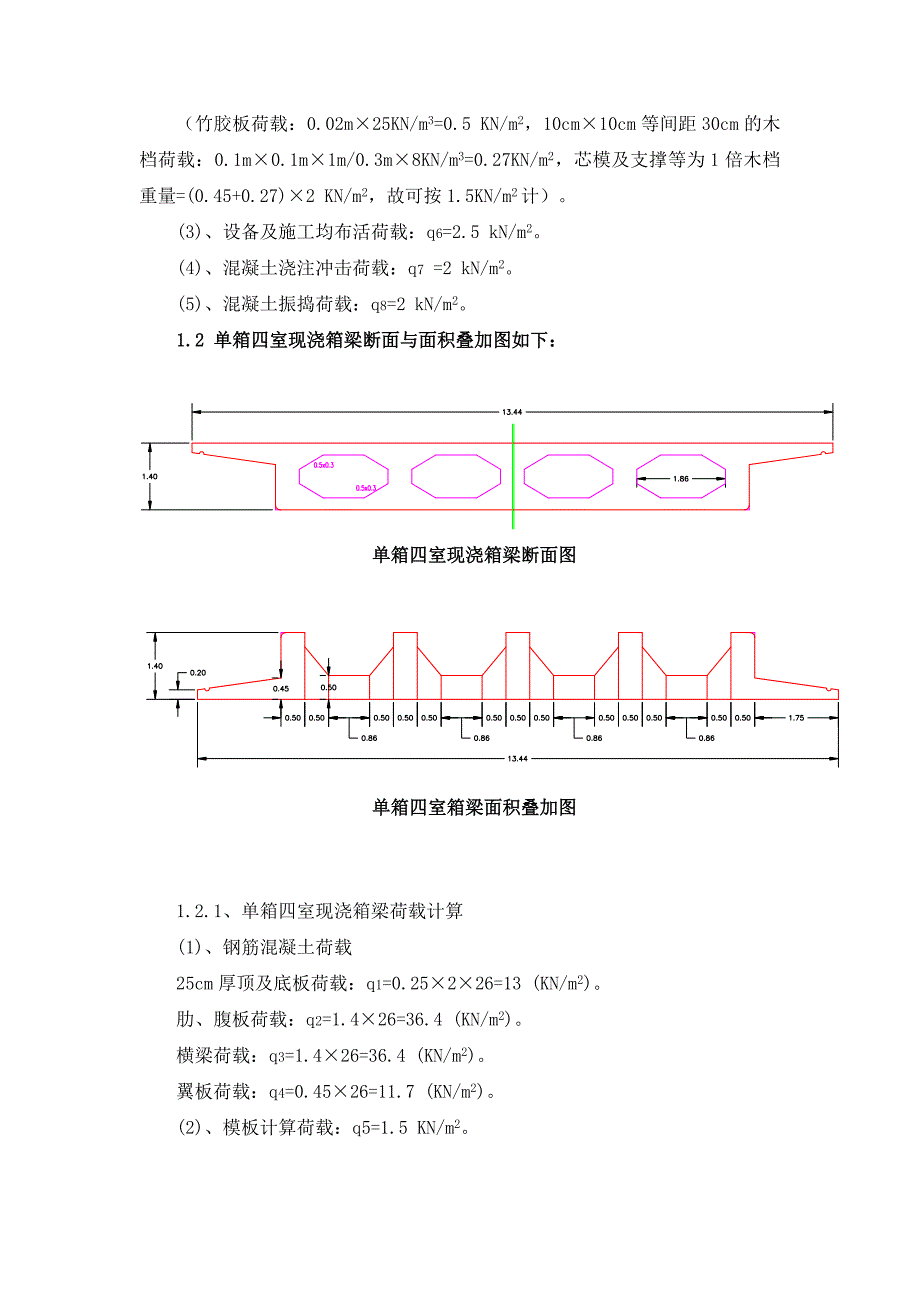 支架法现浇箱梁计算书_第2页