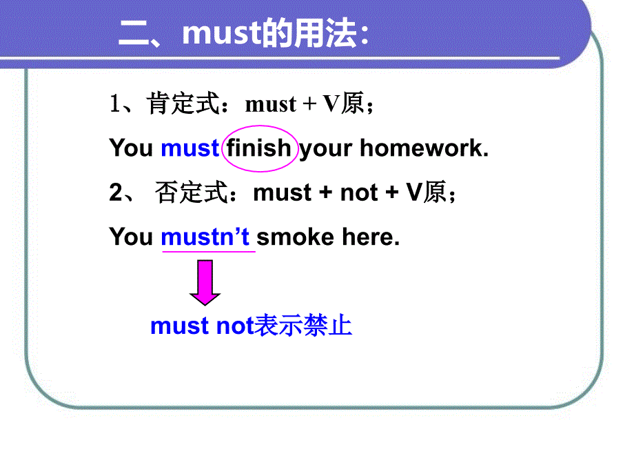 情态动词must的用法_第2页