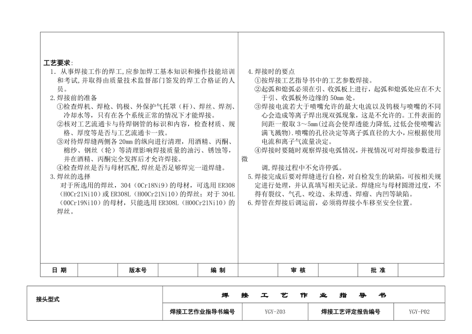 焊接工艺作业指导书_第4页