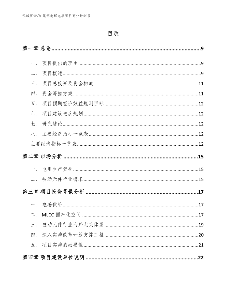 汕尾铝电解电容项目商业计划书_第2页