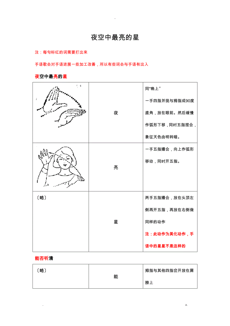 夜空中最亮的星图解_第1页