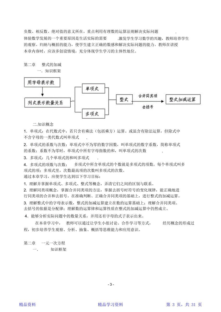 初中三年数学知识点总结精华_第3页