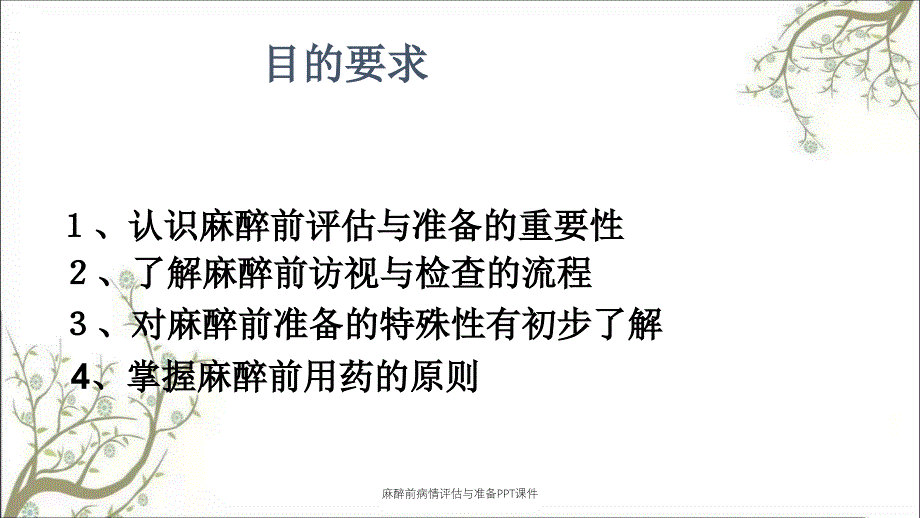 麻醉前病情评估与准备PPT课件_第2页