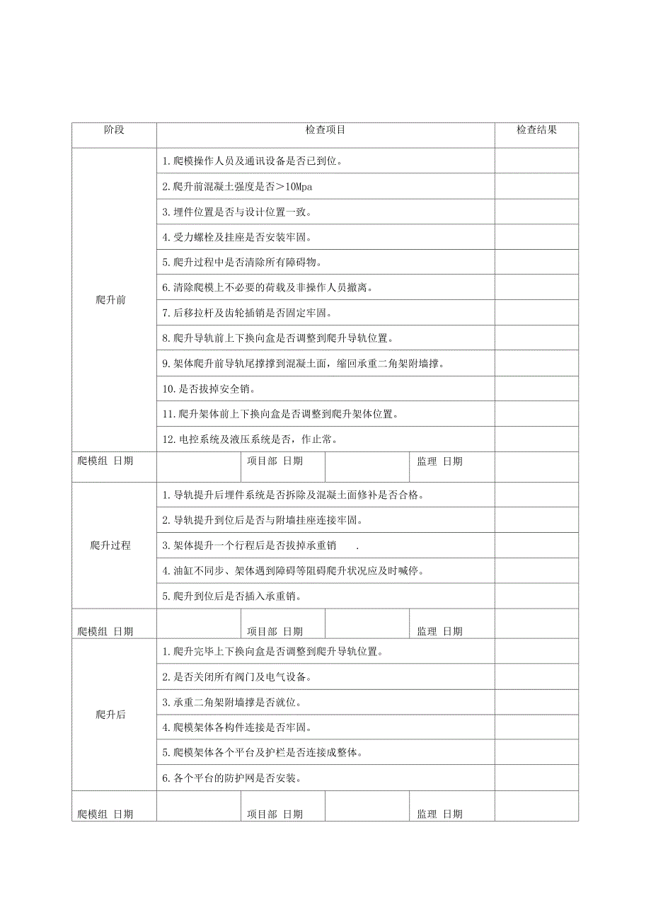 液压爬模检查录表_第3页