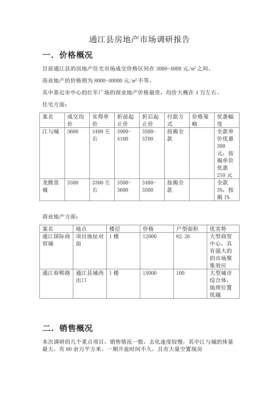 通江县房地产市场调研报告_第1页