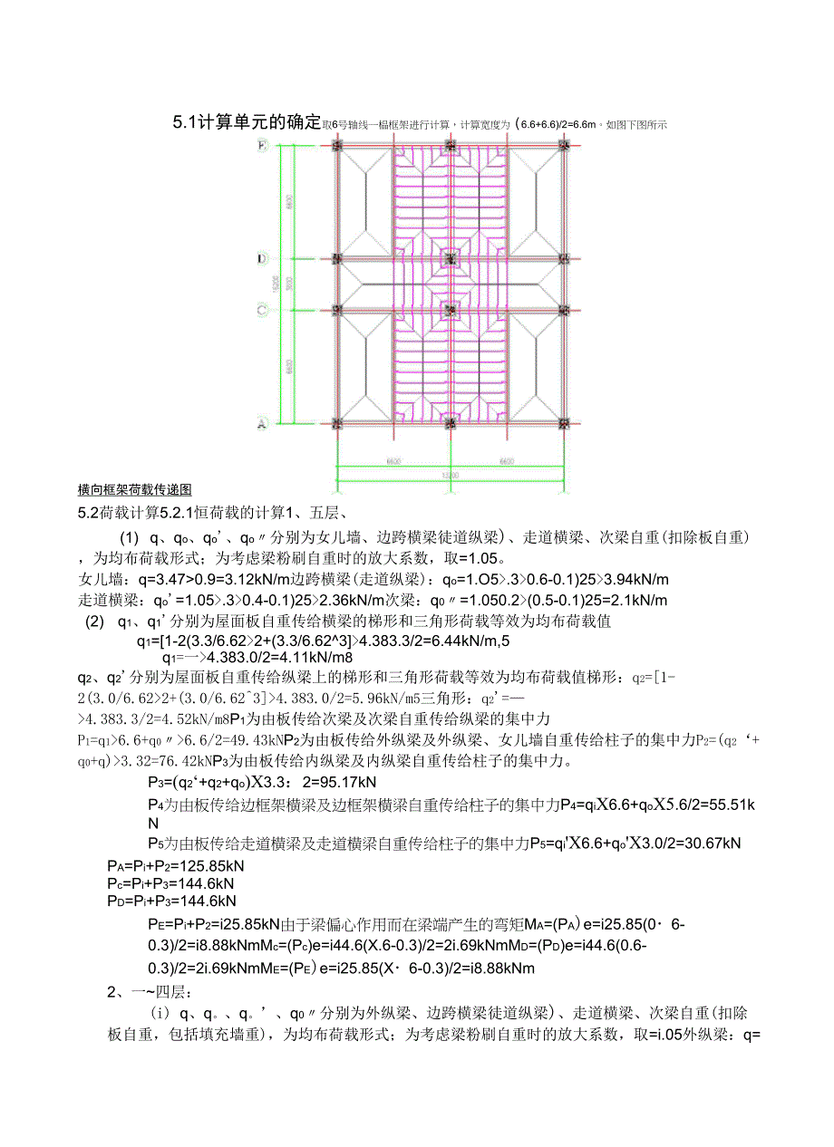 第五章竖向荷载作用下的框架内力计算_第1页