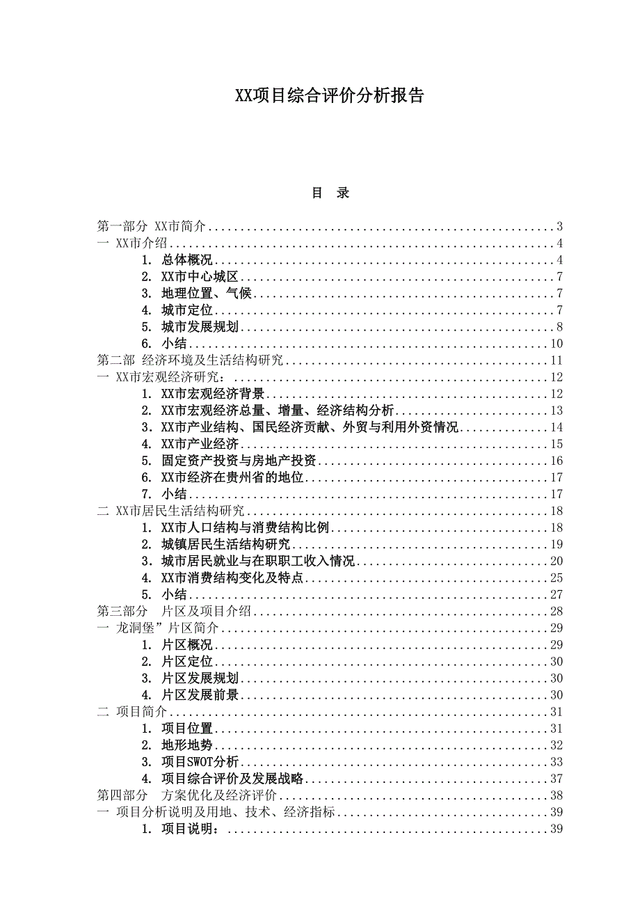 某项目综合评价分析报告（天选打工人）.docx_第1页