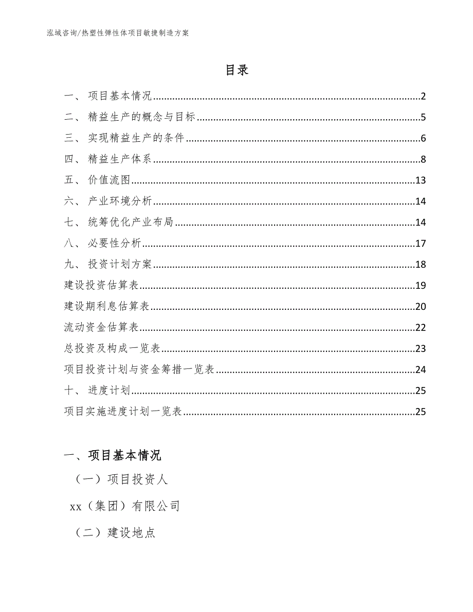 热塑性弹性体项目敏捷制造方案（范文）_第2页