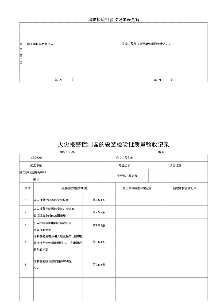 消防检验批验收记录表全解_第4页