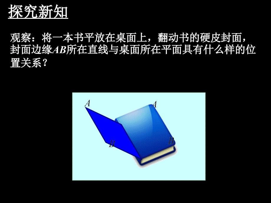 221直线与平面平行的判定课件高中数学人教A版2003课标版必修2课件5014_第5页