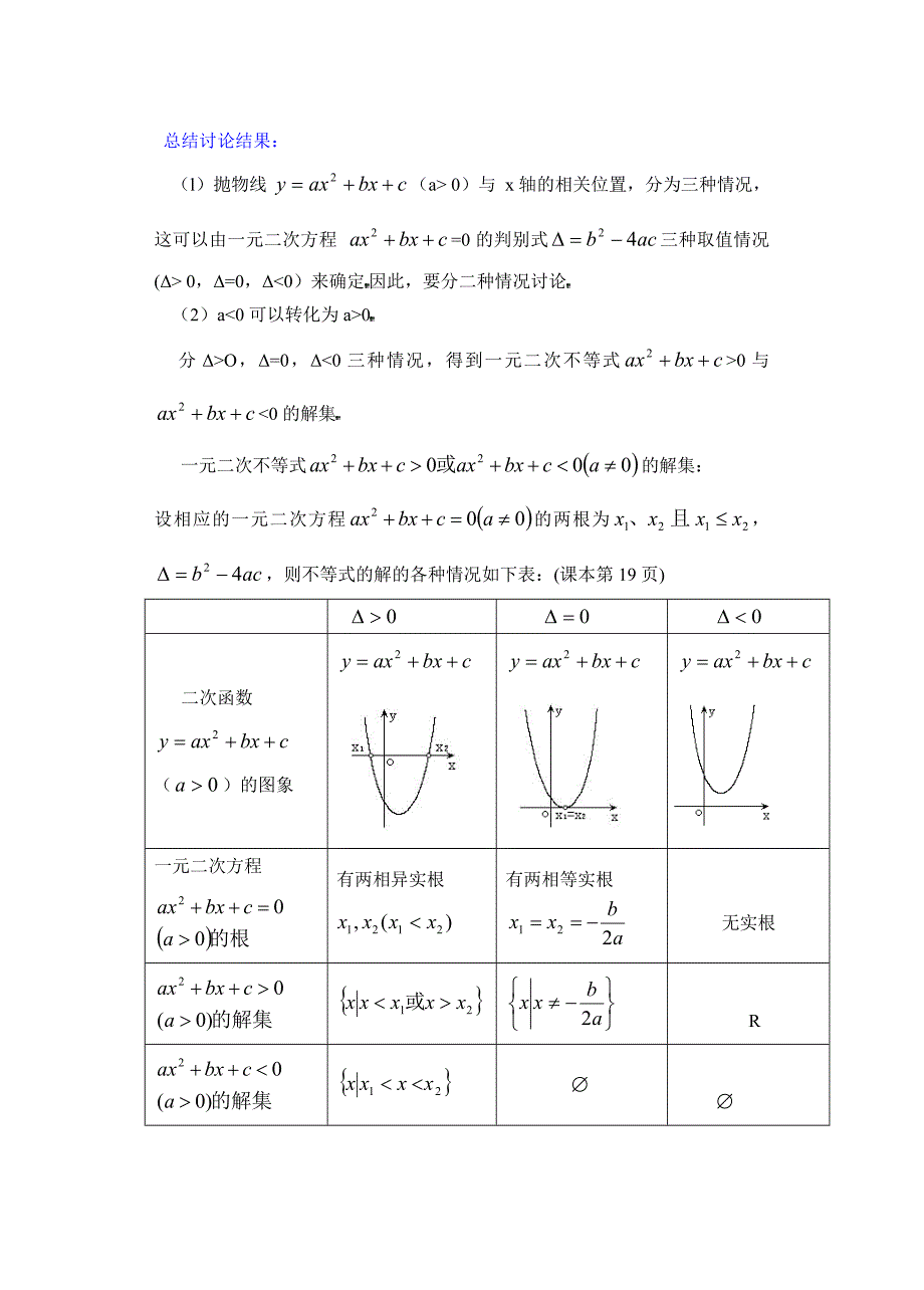 课 题：1.5一元二次不等式（一）_第3页