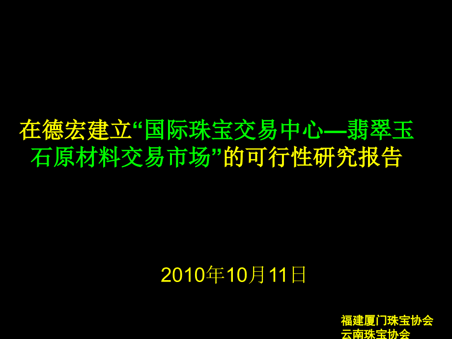 德宏国际珠宝城可研 46页_第1页