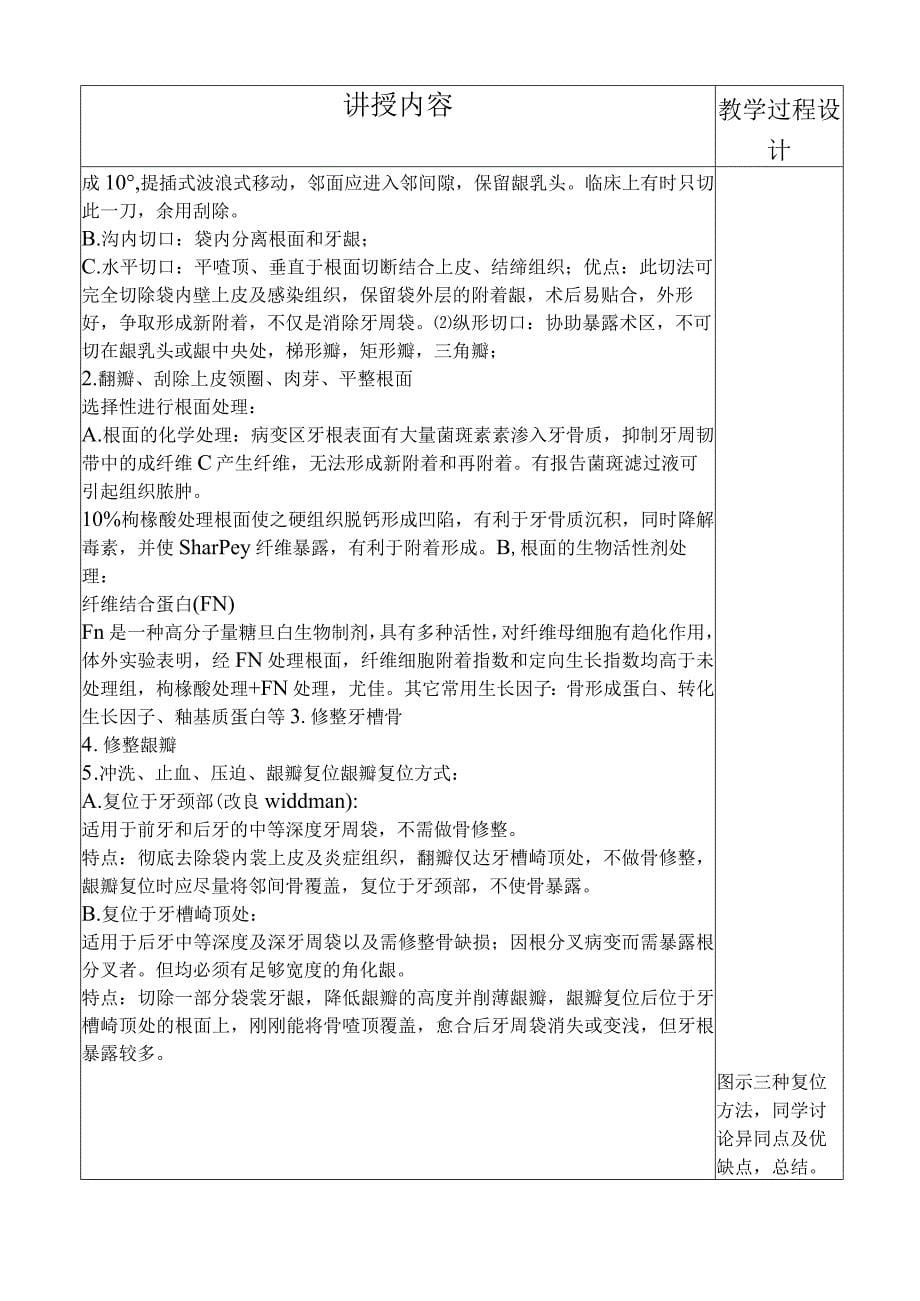 华北理工牙周病学教案08牙周病手术治疗_第5页