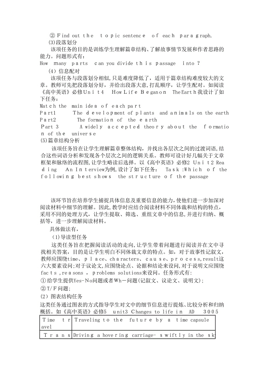 高中英语教学论文课堂因任务而精彩_第4页