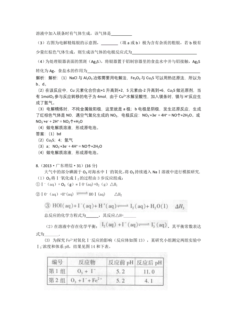 2013年高考化学试题分类解析——考点04氧化还原反应.doc_第4页