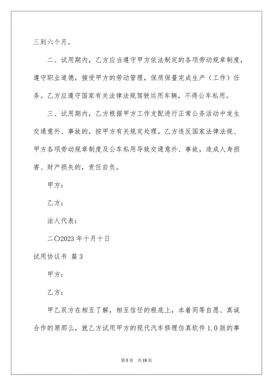 2023年试用协议书13范文.docx_第5页