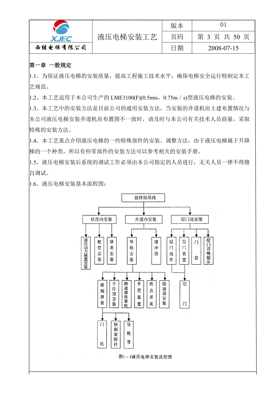 液压电梯安装工艺_第3页