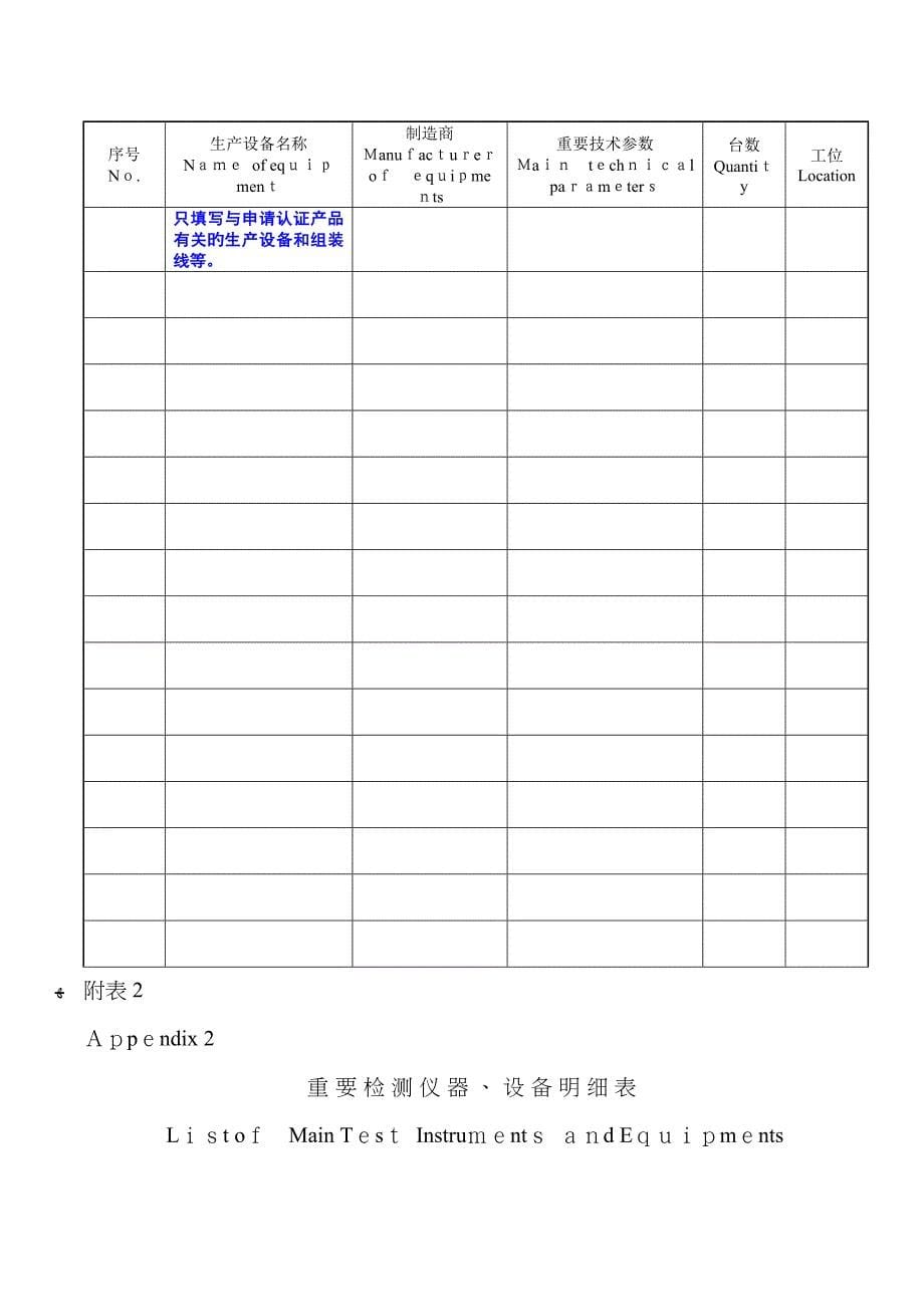 3C工厂检查调查表填写说明_第5页