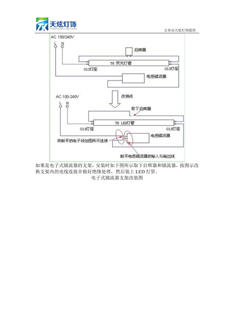 LED日光灯安装图解_第2页