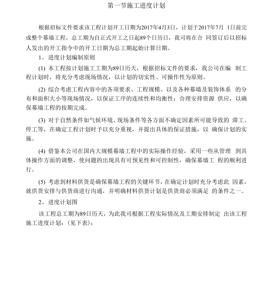 工程进度计划规划方案与保证实用措施x_第2页