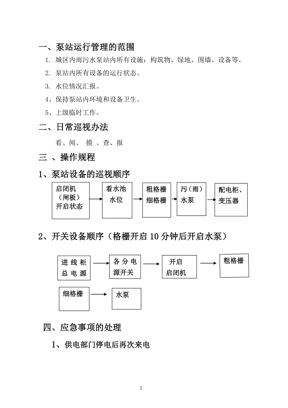 雨污水泵站运行管理办法泵站运行管理应知应会.doc_第2页