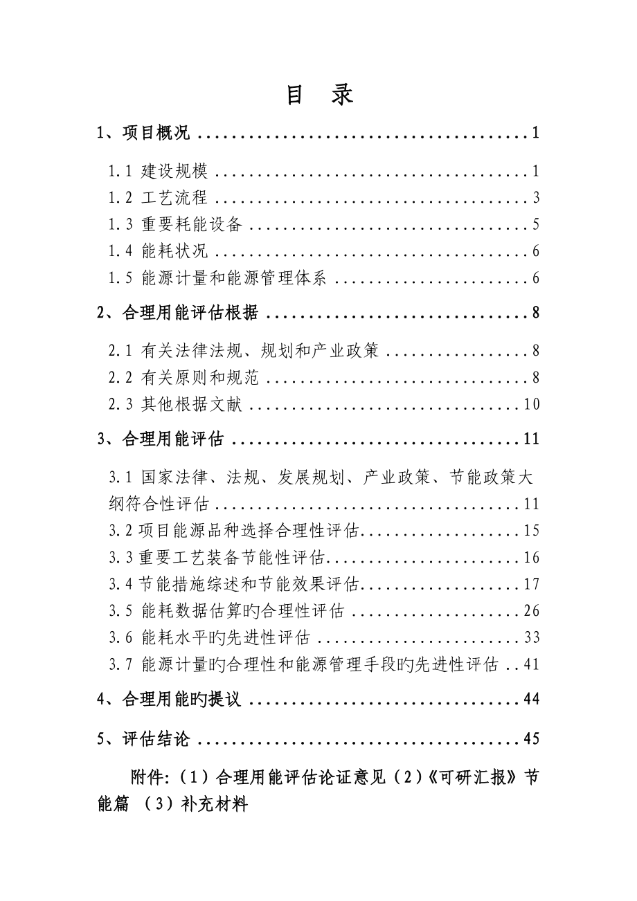 天津港国际邮轮码头工程建设项目合理用能评估报告_第1页