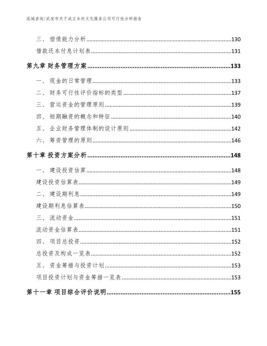 武安市关于成立乡村文化服务公司可行性分析报告（范文参考）_第5页