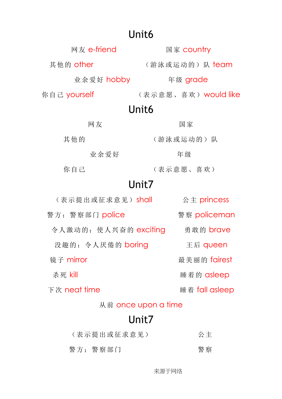 沪教牛津英语新六年级上册单词汇总_第4页