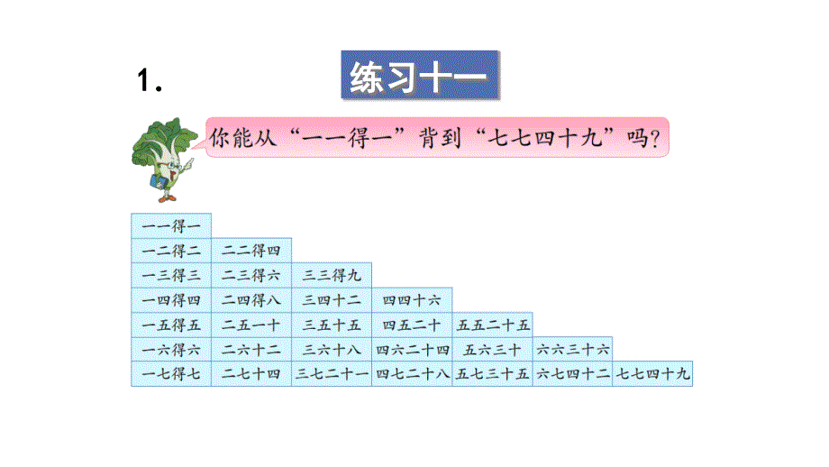 苏教版数学二年级上册练习十一课件_第2页