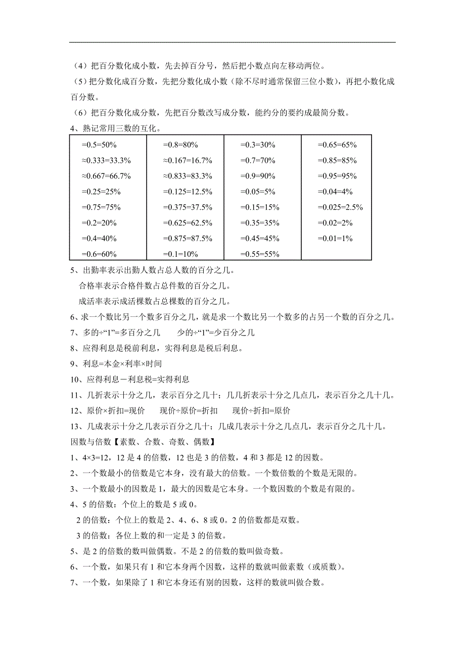 青岛版五四制小学数学总复习基础知识_第3页