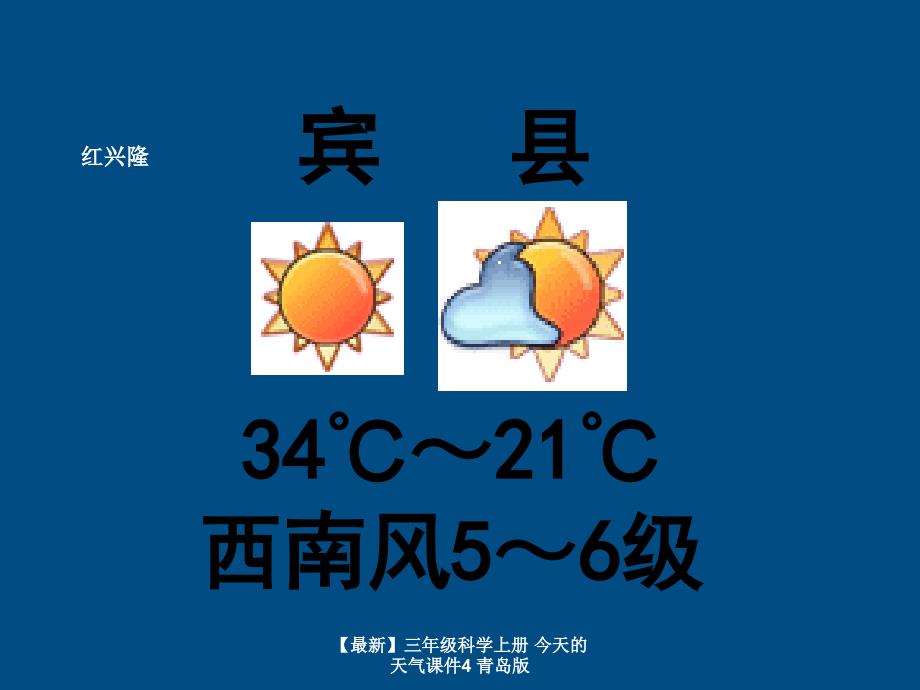 最新三年级科学上册今天的天气课件4青岛版_第3页