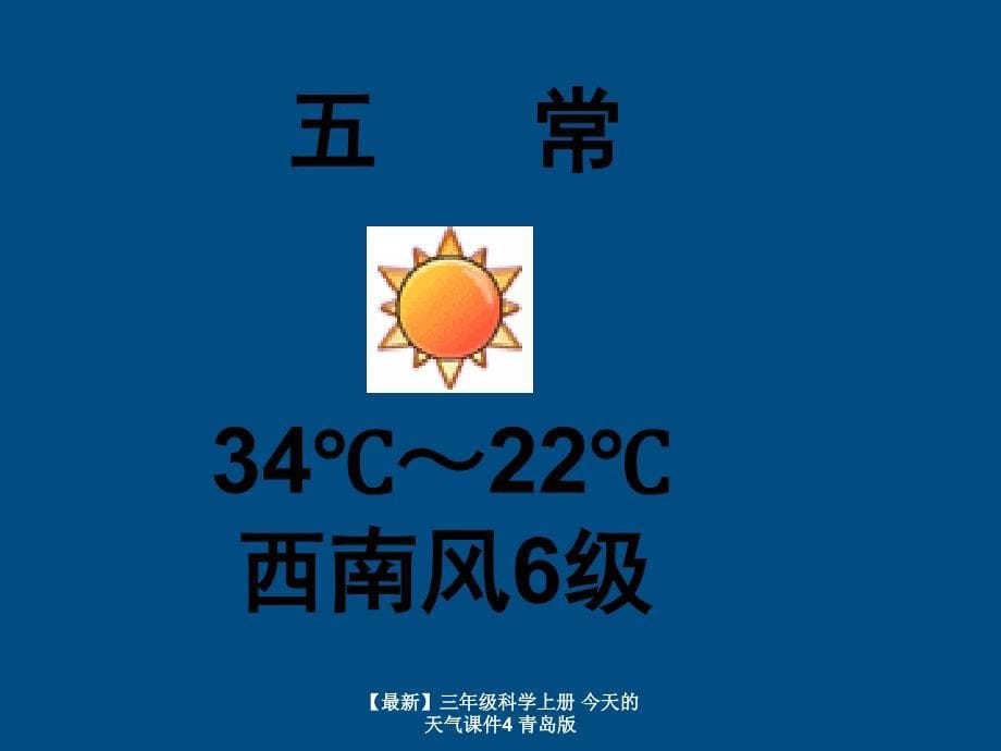 最新三年级科学上册今天的天气课件4青岛版_第5页