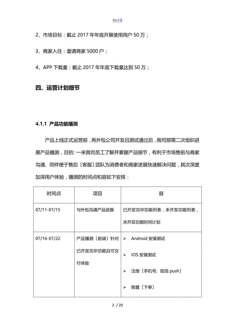 团购APP市场运营计划清单_第5页