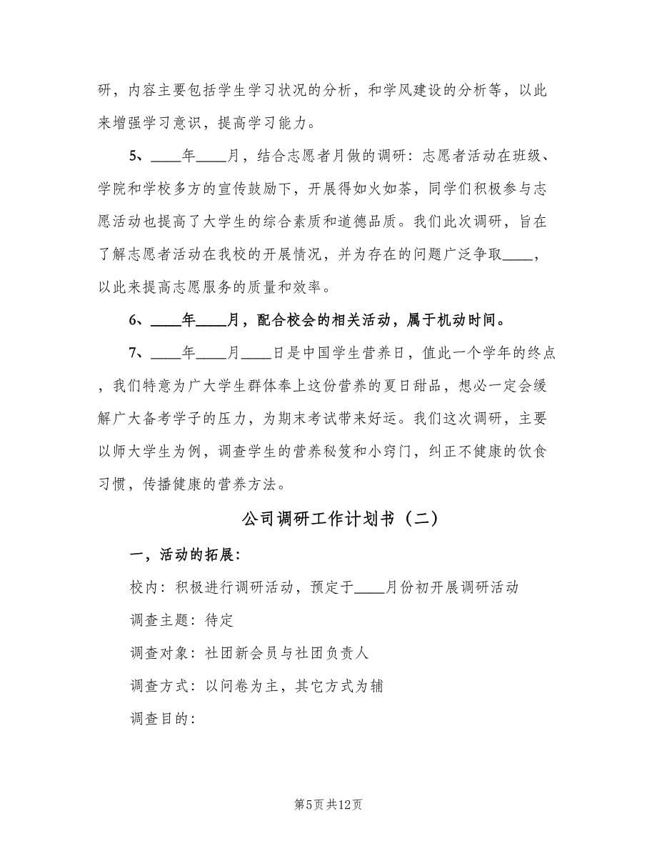 公司调研工作计划书（三篇）.doc_第5页