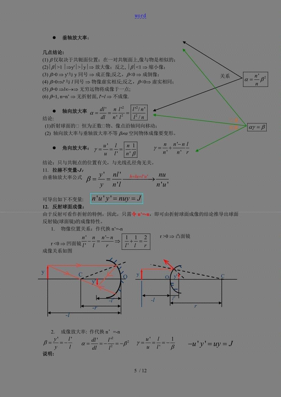 工程光学笔记吴世华_第5页