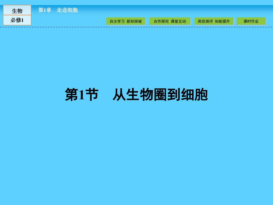 人教版高中生物必修一：1.1从生物圈到细胞ppt课件_第2页