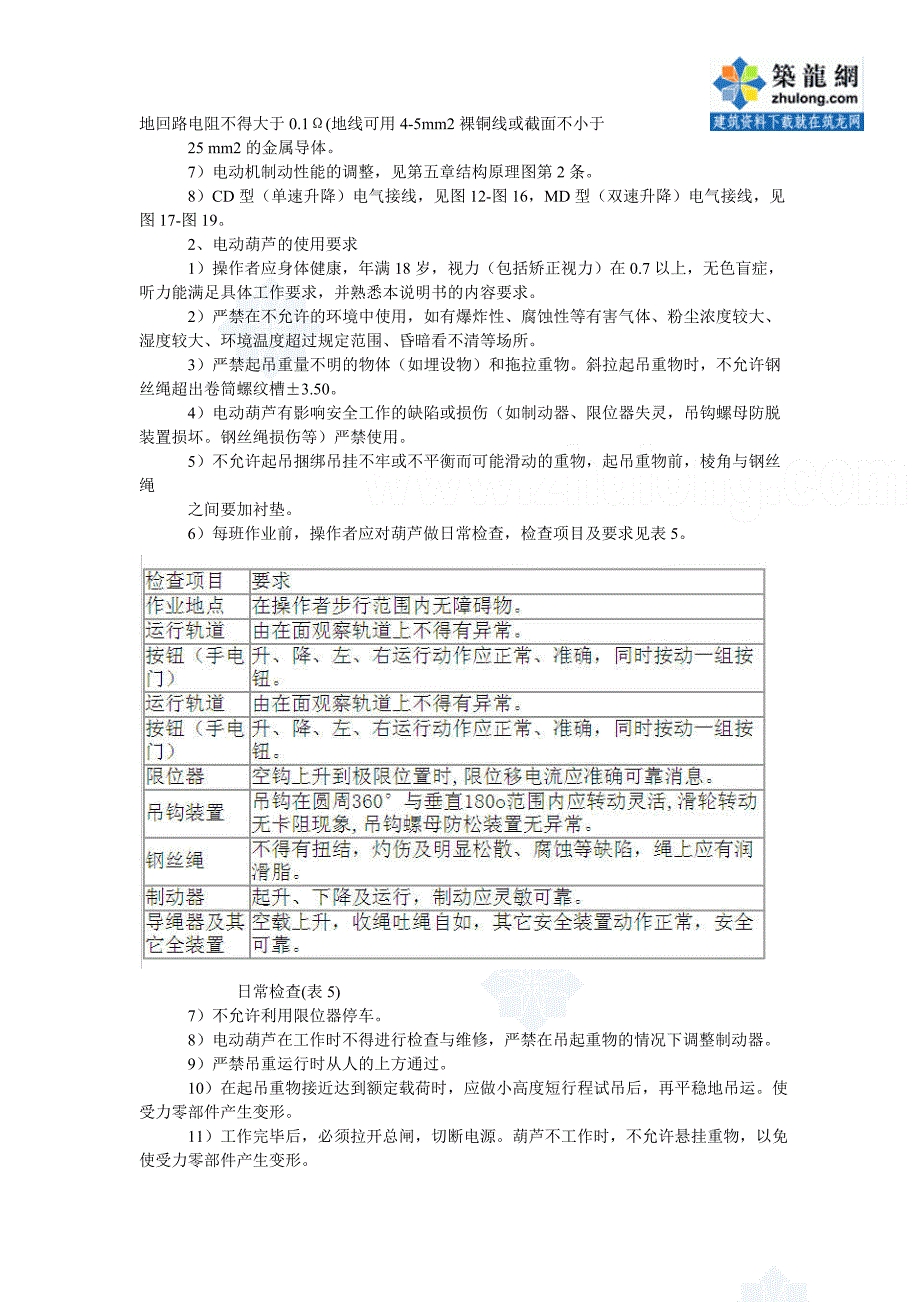 cd、md电动葫芦使用说明书_secret_第3页