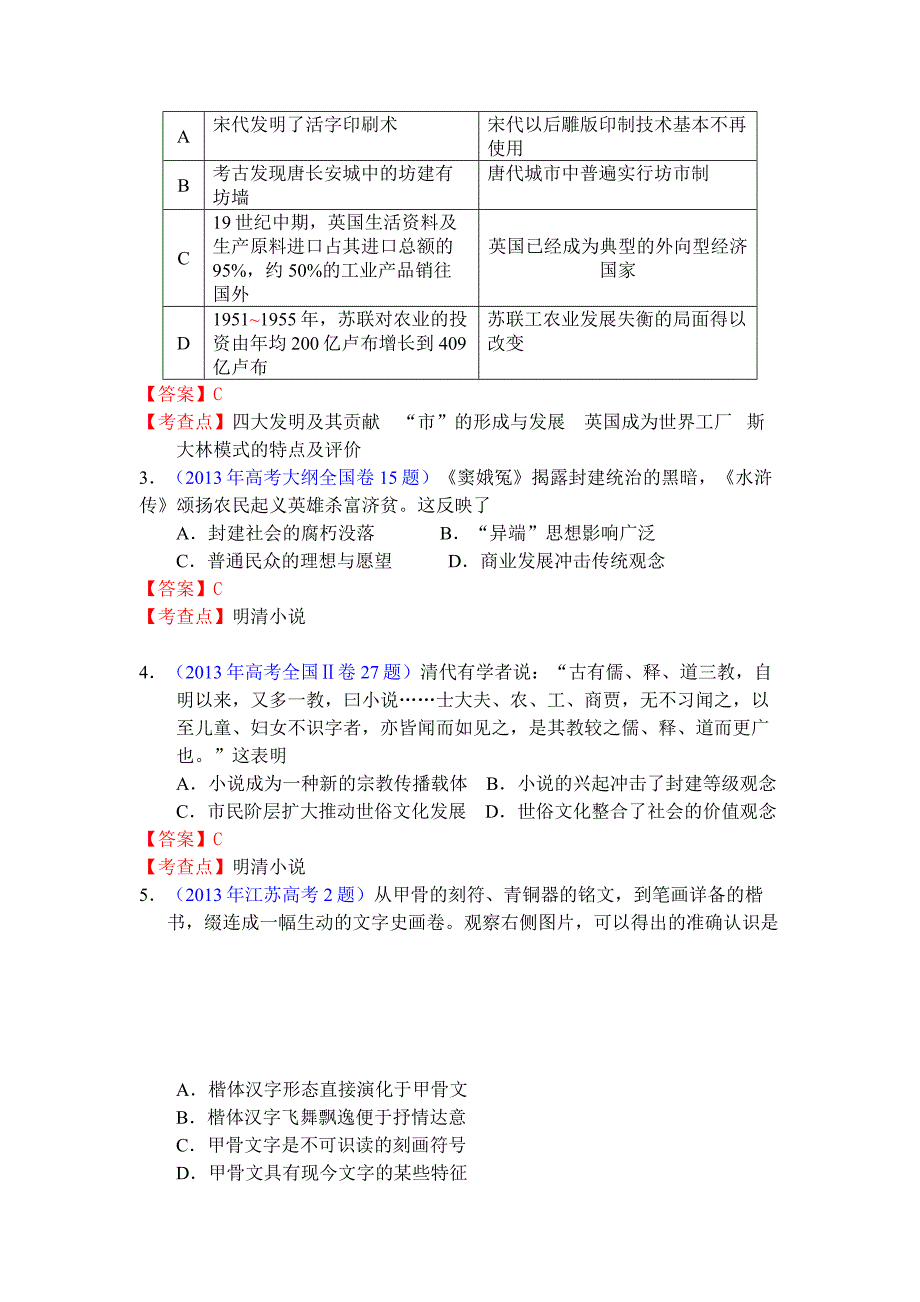 2013_全国各地_高考_历史试题_分章节_汇总_分类汇编_(必修三).doc_第3页