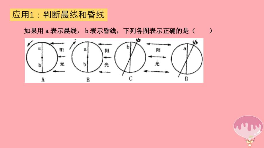 辽宁省大连市高中地理第一章行星地球1.3地球的运动晨昏线和时间课件新人教版必修1_第4页