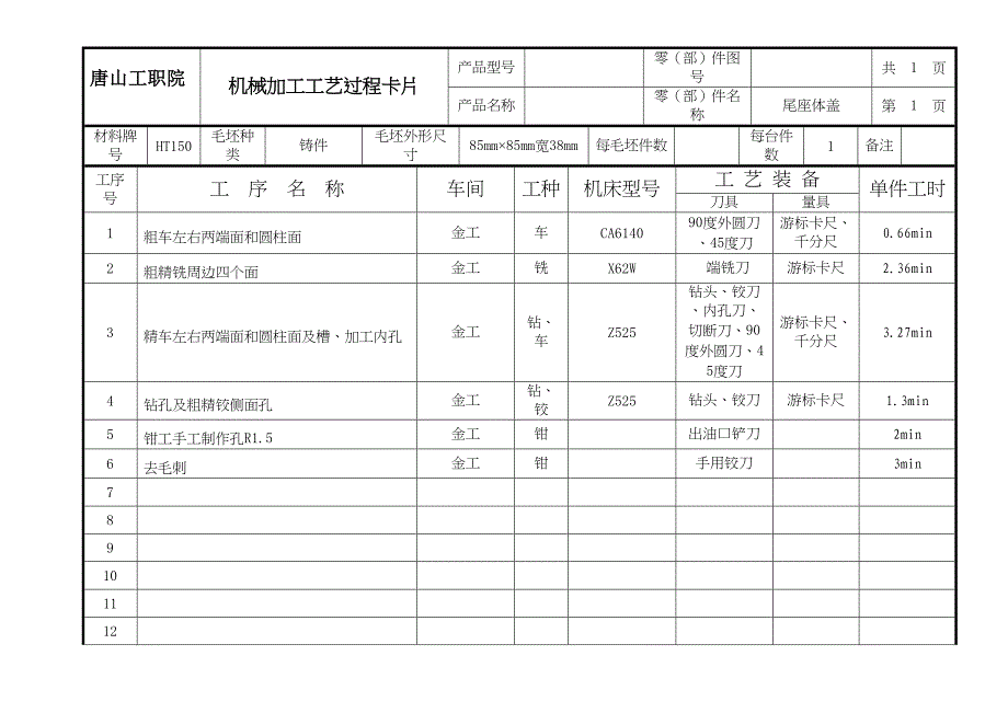 工艺卡片跟工序卡片(DOC 10页)_第2页