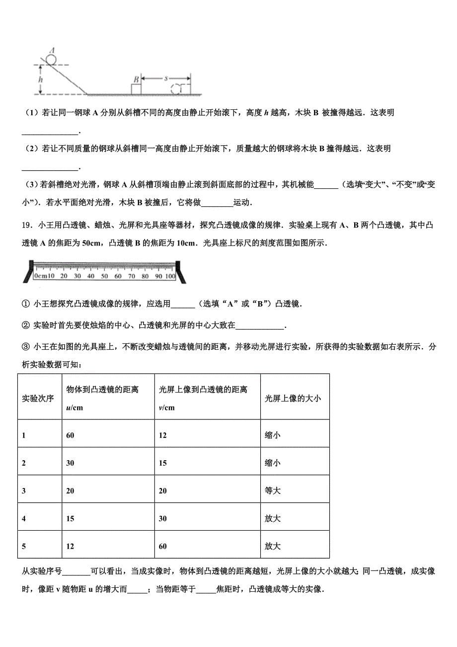 江苏省泰州市相城区黄桥中学2023学年中考物理最后冲刺浓缩精华卷（含答案解析).doc_第5页