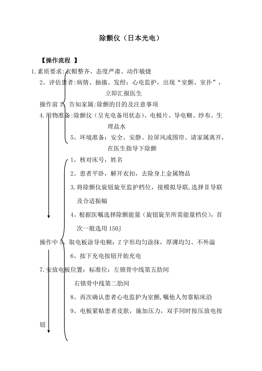 除颤仪操作流程及考核标准80848实用文档_第5页