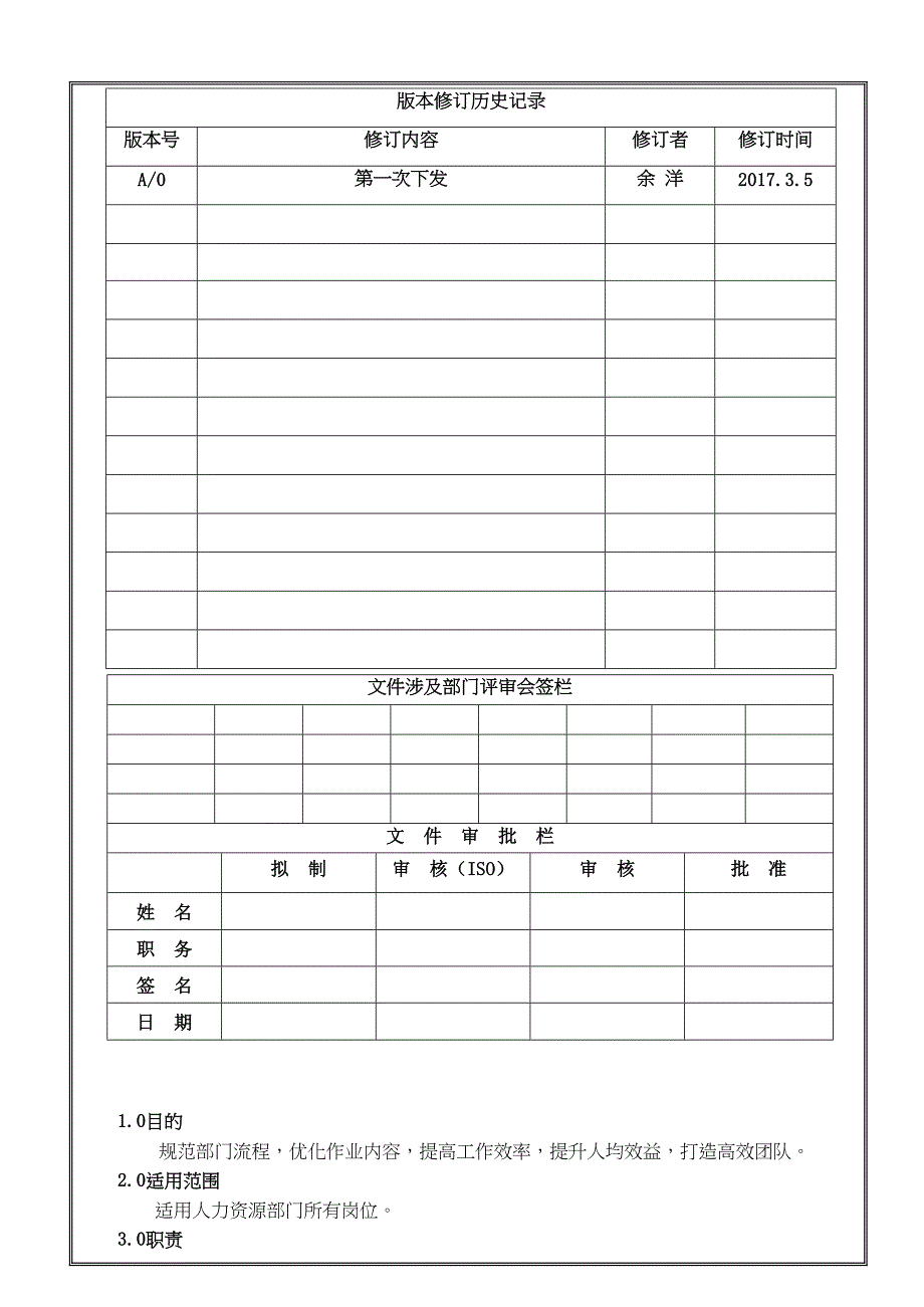 人力资源作业指导书A汇编(DOC 12页)_第1页