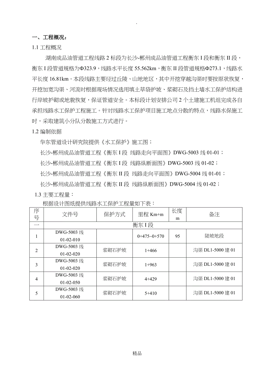 水工保护施工方案(同名108964)_第1页