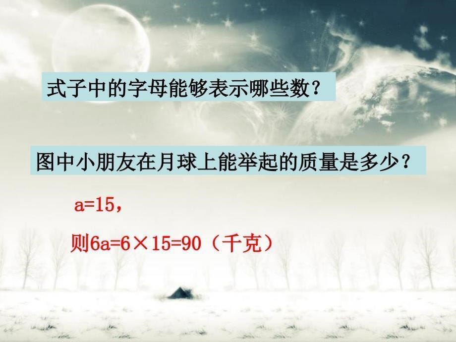 用字母表示数第二课时例44_第5页