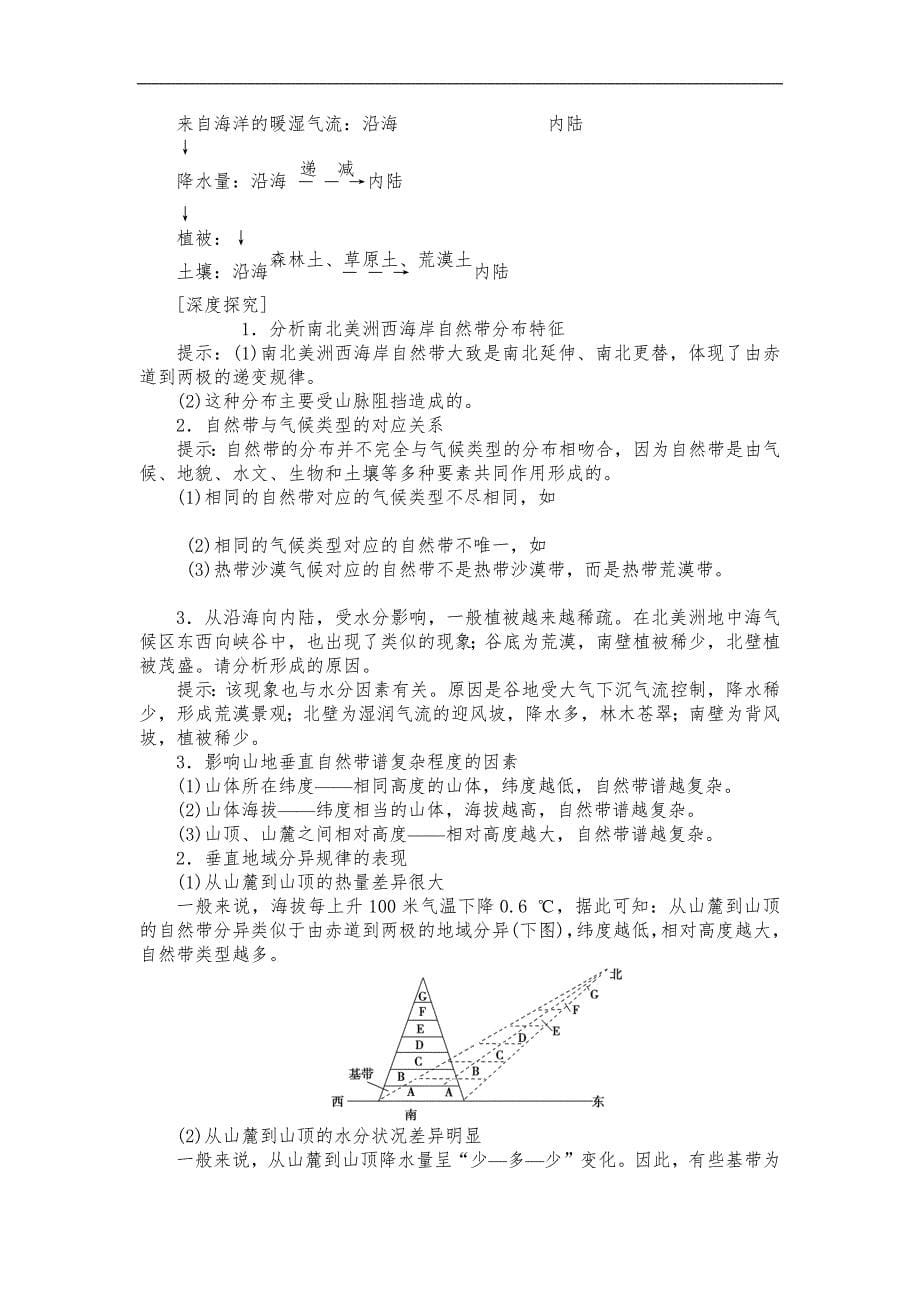 第五章自然地理环境的整体性和差异性知识点总结_第5页